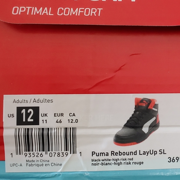 Mens Puma Layup size 12 - Picture 3 of 3